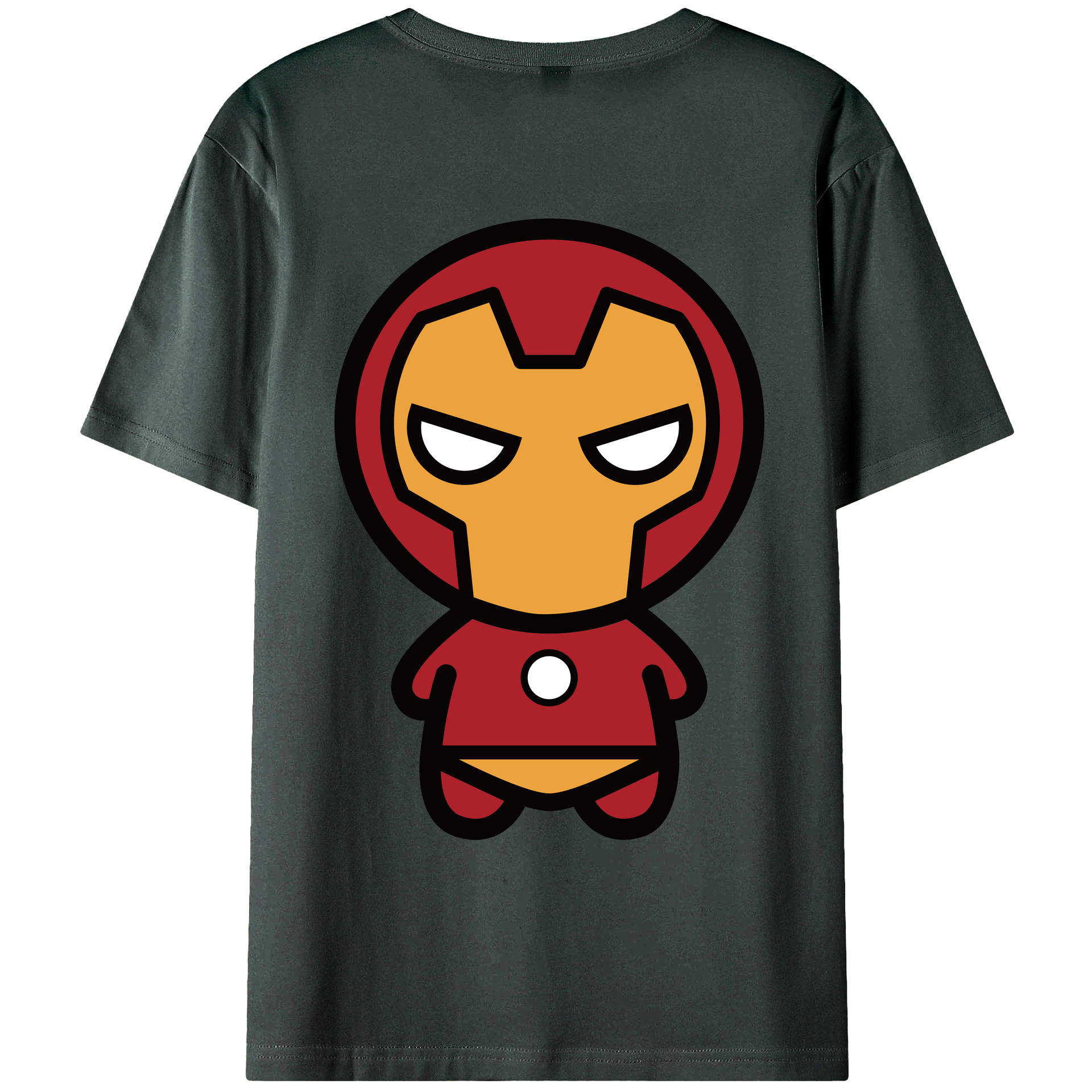 （画像用） アベンジャーズ The Avengers 綿100％ メンズ半袖Tシャツ（バックプリント） 通気性